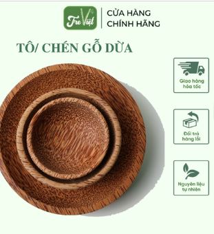 Chén gỗ dừa - Tre Việt - Công Ty TNHH Sản Xuất Thương Mại Xuất Nhập Khẩu Khai Nguyên